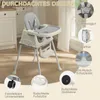 FCH Hochstuhl Baby 4-in-1 Kinderhochstuhl - Abnehmbar Produktbild-Vorschau 7