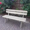Gartenbank Kiefernholz Grün Sitzbank Parkbank mit Lehne Produktbild-Vorschau 3