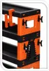 FX-Tools Werkzeugwagen mit 4 Fächern Schwarz und Orange Produktbild-Vorschau 2
