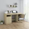 A desk with a laptop and chair in a room with a window and curtains. Podgląd zdjęcia produktu