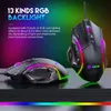 INF Mouse da gioco RGB cablato: ABS, 13x8.2x4.1cm, 12 Anteprima dell’immagine prodotto 12