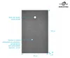 Bac receveur de douche à carreler 90x140cm recoupable sur Voir les images du produit 4