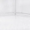 vidaXL Serre avec cadre en acier blanc 32 m² 8x4x2 m Voir les images du produit 10
