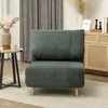 HOMCOM 2-in-1 Schlafsofa Schlafsessel Klappmatratze Produktbild-Vorschau 7