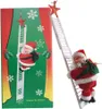 Elektrischer kletternder Weihnachtsmann auf Leiter – Produktbild-Vorschau 5