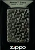 Zippo 49173 Geometric Weave Design Armor Black Ice búrkový Náhľad obrázku produktu 1