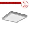 Eglo 75634 IDUN 2 LED Aufbauleuchte 15,5W 300x300mm Silber Produktbild-Vorschau 2
