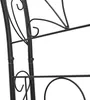 Relaxdays Rosenbogen Blatt, HxBxT:226x144x36,5cm, Rankhilfe Produktbild-Vorschau 6