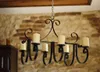 Lampadario castello 60 cm portacandele candela metallo Anteprima dell’immagine prodotto 7