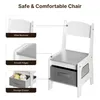 BEALIFE 3-teilige Kindersitzgruppe TB91 | Kindertisch mit 2 Produktbild-Vorschau 4