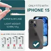 Halb Klar Hülle für iPhone 15, Dünn Matt Leicht Frost Case Produktbild-Vorschau 4