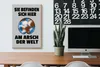 Holzschild Spruch 20x30cm Sie befinden sich am Arsch Produktbild-Vorschau 4