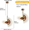 Kristall Hängeleuchte Moderne Hängelampe Led Pendelleuchte Produktbild-Vorschau 7
