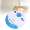 A person is showering while a portable radio is placed nearby. Produktbild-Vorschau