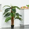 Outsunny Kunstpflanzen im Topf 120 cm Palme Kunstpflanze Produktbild-Vorschau 2