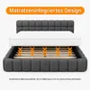 SUNFECILI Polsterbett 140x200 cm,bett 140x200,mit Produktbild-Vorschau 8