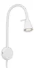 LED Leselampe mit Schalter, schwenkbar, rund, GU10, 400lm, Produktbild-Vorschau 1