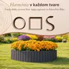 Floranica drevený okraj záhona 10 x 200 cm antracit Náhľad obrázku produktu 4