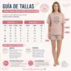 Kisses&Love Damen-Sommerpyjama aus Baumwolle mit kurzen Produktbild-Vorschau 7