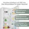 Bomann Kühl-Gefrierkombination weiß, 180x55x55.8 cm Produktbild-Vorschau 3