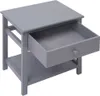 Nachttisch Grau 40×29×42 cm Paulownia Holz Produktbild-Vorschau 2