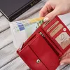 Brødrene Portemonnaie aus Leder für Frauen Erina rot One Produktbild-Vorschau 6