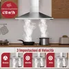 Cuffia di aspirazione LEVIVO 90 cm per ricircolo ed Anteprima dell’immagine prodotto 2