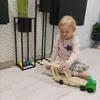 Drewniana ciężarówka - laweta + zestaw samochodów 22698 Podgląd zdjęcia produktu 13