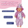 BABY born Einhorn-Outfit mit rosa Hoodie  und Hose für 43cm Produktbild-Vorschau 2