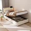 ProximaX Beige Samtbett (90 x 200 cm), LED-Beleuchtung, Produktbild-Vorschau 10