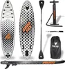 Deska SUP FUXTEC czarno-biala, 320x81x15 cm, 3 pletwy, Podgląd zdjęcia produktu 3