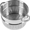 A stainless steel steamer pot with handles, shown from a slightly elevated angle against a white background. Produktbild-Vorschau