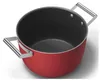 Smeg CKFC2611RDM Kochtopf Set Schwarz, Rot Aluminium, Produktbild-Vorschau 14