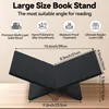Solidchoice - Grote Houten Boekenstandaard voor Desktop Productafbeelding-voorbeeld 2