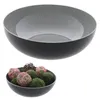 Deko Schale rund grau/schwarz Ø30cm x H10cm Kunststoff Produktbild-Vorschau 6