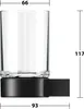 Zahnputzbecher KEUCO Plan Black Selection schwarz matt Produktbild-Vorschau 6