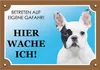 Nobby Warntafel Französische Bulldogge weiß Produktbild-Vorschau 2