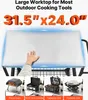SucceBuy Chariot barbecue d'extérieur 80 x 61 cm Voir les images du produit 4