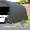 Outsunny autoveranda, tentgarage, 3x6 meter, waterdichte Productafbeelding-voorbeeld 7