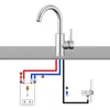 Auralum Niederdruck Wasserhahn Bad, 360° drehbare Produktbild-Vorschau 7