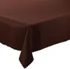 A brown tablecloth draped over a table corner. Produktbild-Vorschau