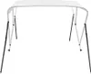 vidaXL 3-Bow Bimini Top Weiß 183x196x137 cm Podgląd zdjęcia produktu 2