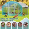 Faziango Hühnerstall 3x8x2m Bogenaufsatz Hühnerhaus Produktbild-Vorschau 5
