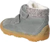 A single gray boot with white stitching and a brown sole is shown against a white background. Produktbild-Vorschau