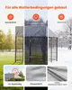 VEVOR, psí búdok, 1,12 x 1,15 x 1,25 m, psí domček so Náhľad obrázku produktu 3