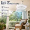 ventilateur de plafond 30W avec éclairage et télécommande, Voir les images du produit 2