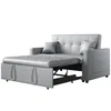 SONNI 140x94x78cm Divano letto matrimoniale grigio chiaro Anteprima dell’immagine prodotto 2