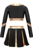 Costume da cheerleader scintillante per ragazze - set di Anteprima dell’immagine prodotto 4