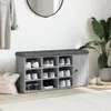 vidaXL Lavice na boty šedá Sonoma 102x32x50 cm Materiál na Náhled obrázku produktu 3