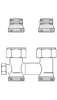 Zweirohrhahnblock Absperrverschr 1/2 AG x 3/4 AG Anteprima dell’immagine prodotto 6